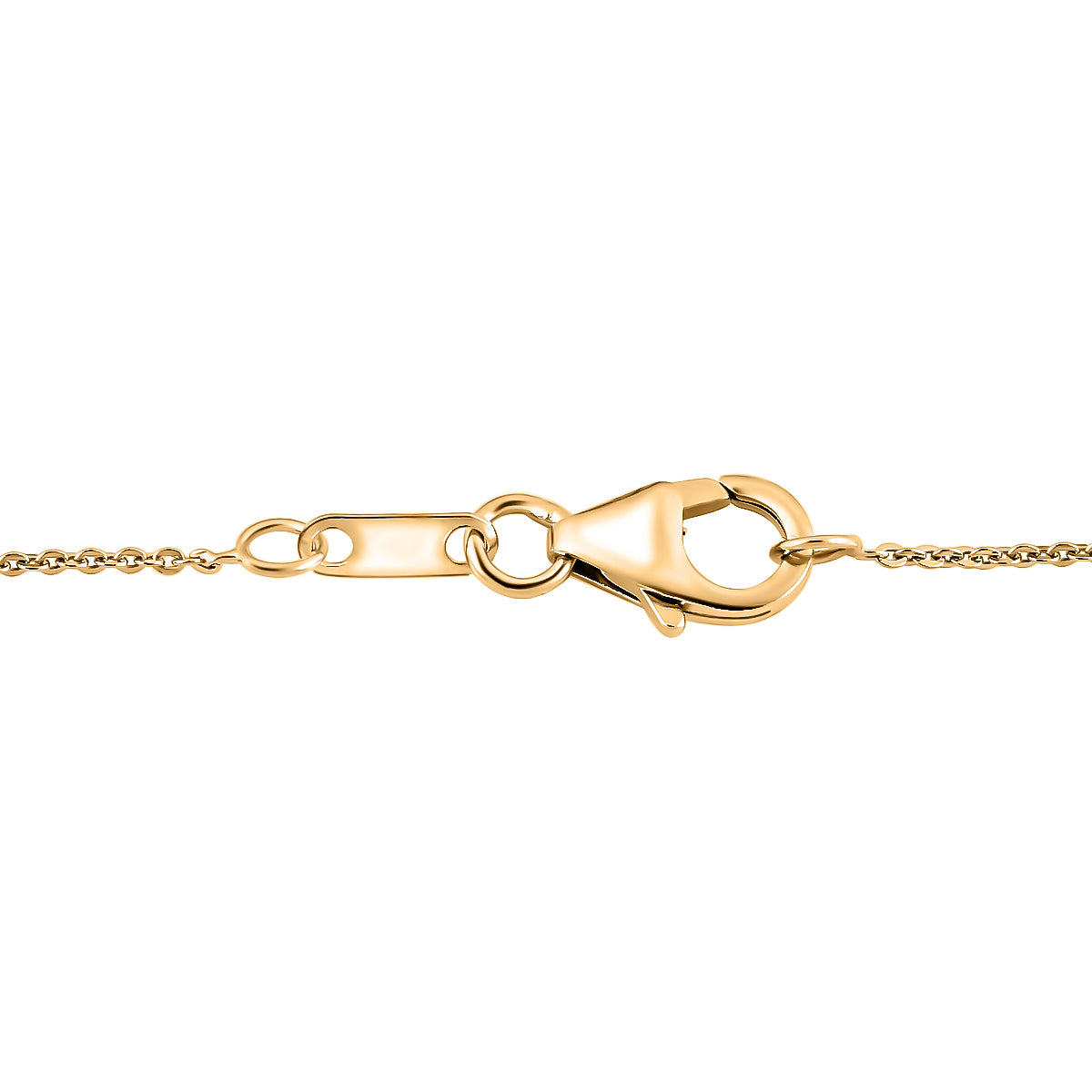 D'Joy - Ammolite &amp; Fresh Water Pearl Drop Pendant with Chain (Size 20) in 18K Vermeil Yellow Gold Plated Sterling Silver 10.70 Ct. V32518468 6