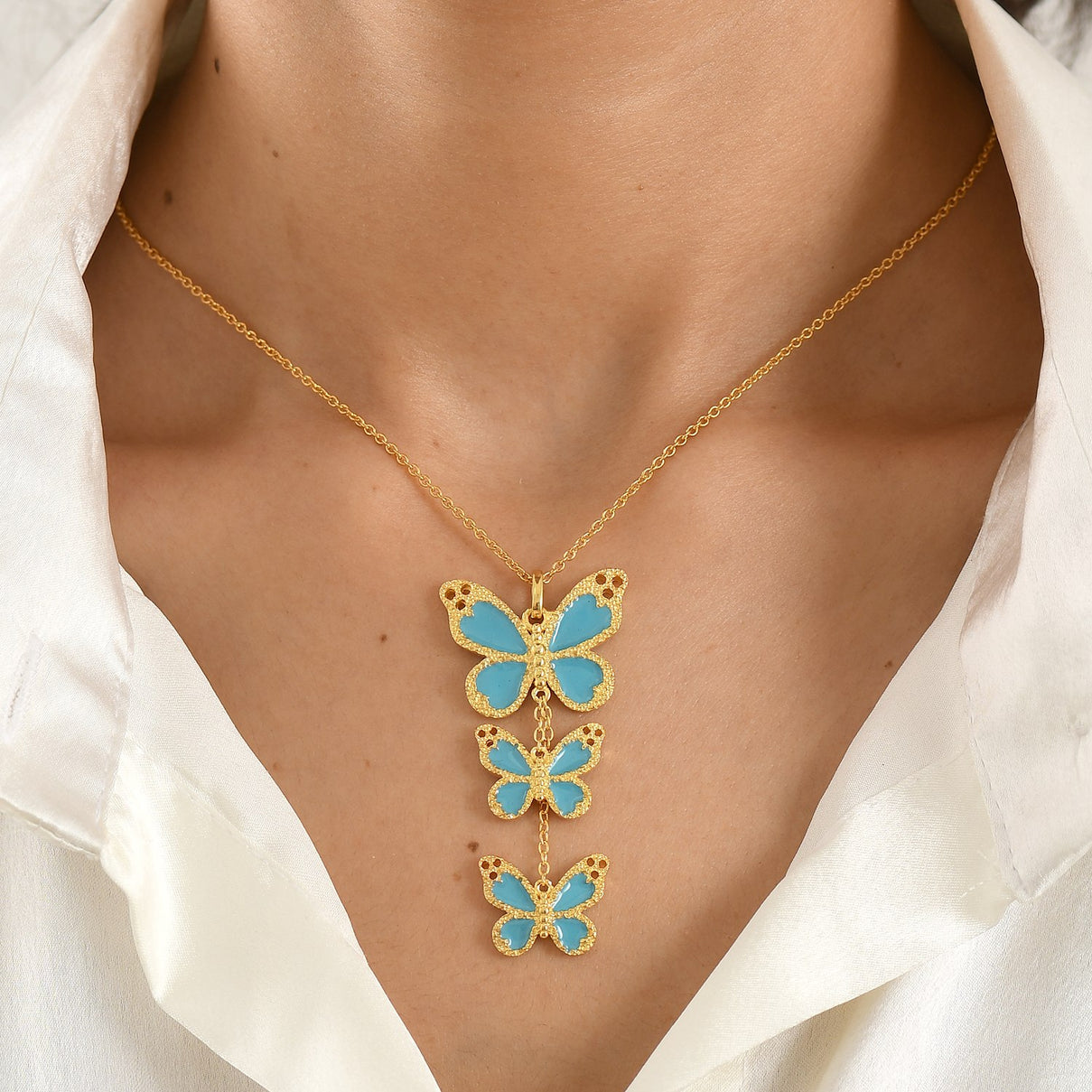 EverTrue - Pendant with Chain (Size 20) in Yellow Gold Tone V32514661 2