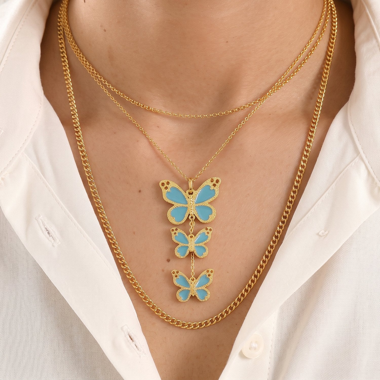 EverTrue - Pendant with Chain (Size 20) in Yellow Gold Tone V32514661 3