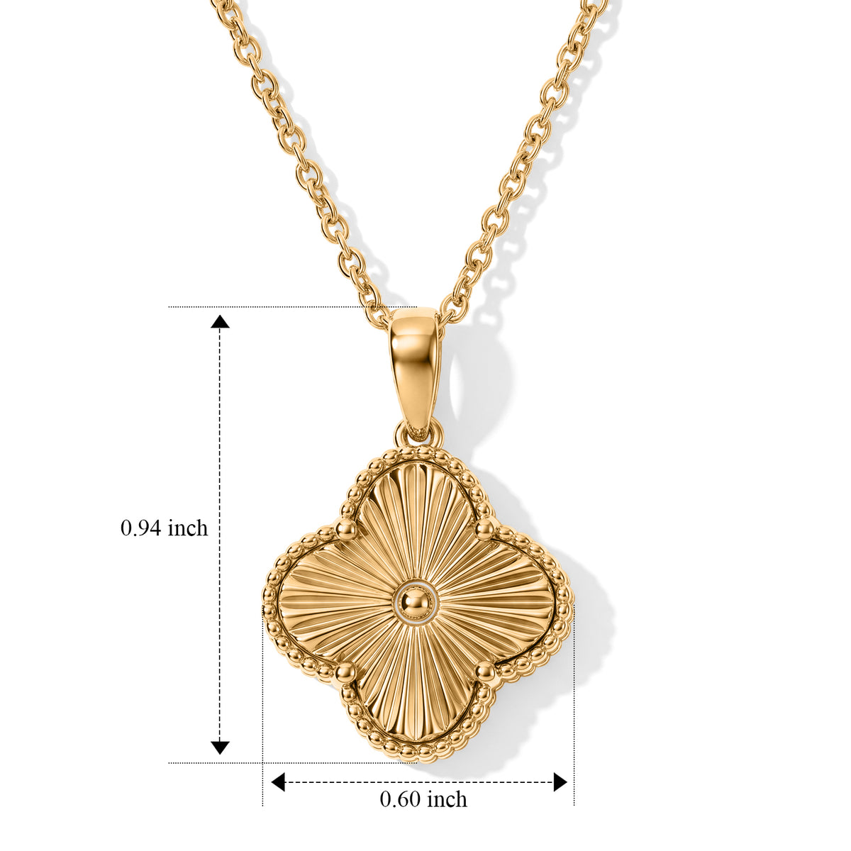 EverTrue Bronzella Collection - Pendant with Chain (Size 20) in Yellow Gold Tone 4485375 4