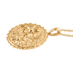 EverTrue Bronzella Collection - Floral Pendant with Chain (Size 20) in 18K Gold Plating_4485378_3