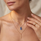 D'Joy - Ceylon Color Quartz & White Zircon Halo Drop Pendant with Chain (Size 20) in Platinum Overlay Sterling Silver 3.20 Ct._4485564_2