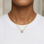 Luxuriant - Lab Grown Diamond (SI/G-H)  Pendant with Chain (Size 18+2 Ext) in 18K Vermeil Yellow Gold Plated Sterling Silver 2.00 Ct._4485676_1