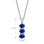 D'Joy - Ceylon Color Quartz & White Zircon Drop Pendant in Platinum Overlay Sterling Silver with Chain (Size 20) 4.23 Ct._4485895_4