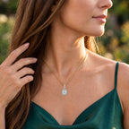 Luxuriant - SGL Certified Lab Grown Diamond (SI/G-H) Cushion Cut Halo Pendant with Chain (Size 20) in 18K Vermeil Yellow Gold Plated Sterling Silver 1.20 Ct._4486322_2