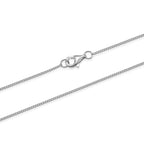 GRA Certified Moissanite Circle Cluster Pendant with Chain (Size 18) in Rhodium Overlay Sterling Silver 1.10 Ct._4486624_5