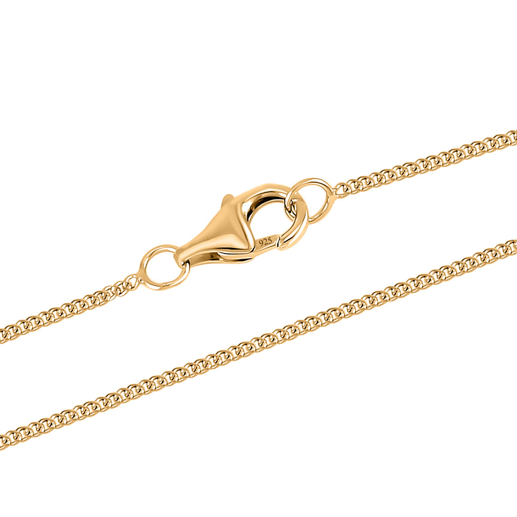 GRA Certified Moissanite Solitaire Heart Pendant with Chain (Size 18) in Yellow Gold Plated Sterling Silver_4486759_5