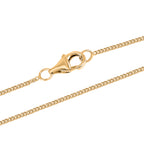 GRA Certified Moissanite Solitaire Heart Pendant with Chain (Size 18) in Yellow Gold Plated Sterling Silver_4486759_5