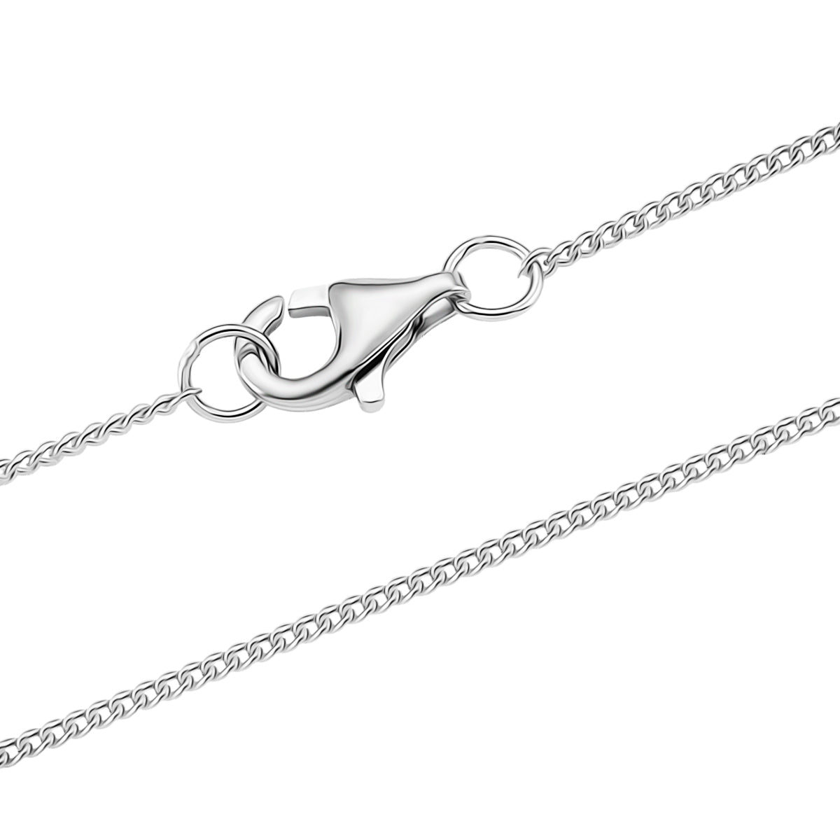 GRA Certified Moissanite Floral Pendant with Chain (Size 18) in Rhodium Overlay Sterling Silver 1.32 Ct. V32520676 6