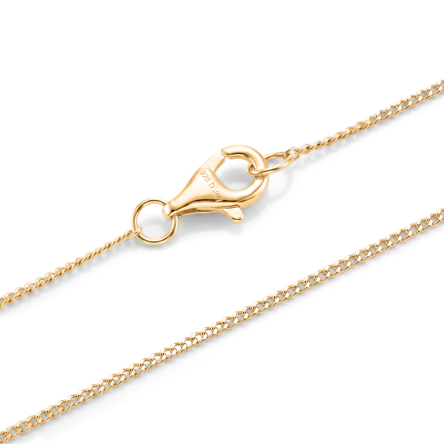 D'Joy - Premium Peach Edison (9-10mm) &amp; White Zircon Ball Drop Heart Pendant with Chain (Size 18) in Yellow Gold Plated Sterling Silver 6.00 Ct. 4487597 3