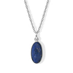 Lapis Lazuli Pendant with Chain (Size 20) Mix Metal  6.000  Ct._4489382
