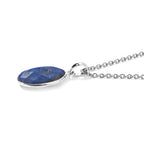 Lapis Lazuli Pendant with Chain (Size 20) Mix Metal  6.000  Ct._4489382_3