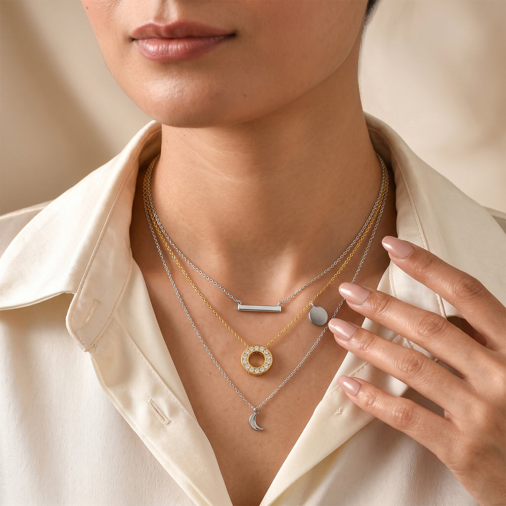 Lab Grown Diamond Pendant with Chain (Size 20) in 18K YG Vermeil Sterling Silver  1.000  Ct._4493058_2