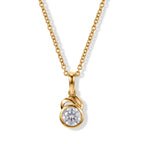 Moissanite Pendant with Chain (Size 20) Mix Metal  1.000  Ct._4493507