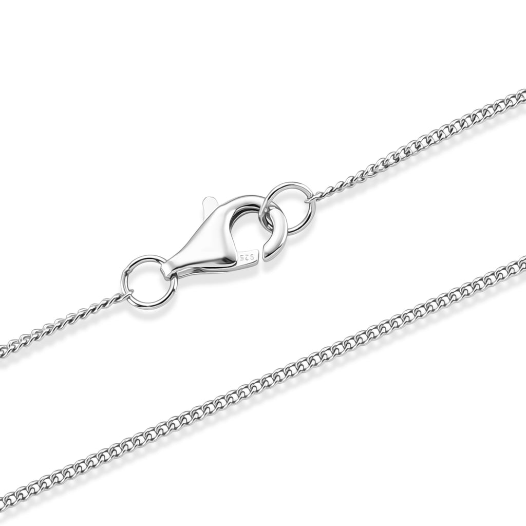 Paraiba Moissanite Heart Pendant with Chain (Size 18) in Rhodium Overlay Sterling Silver 1.17 Ct._4493552_4