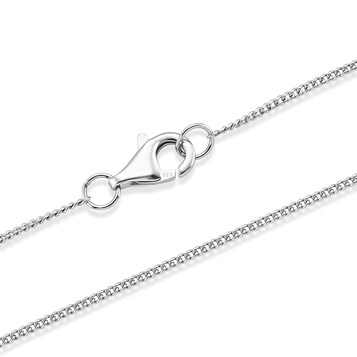 Paraiba Moissanite Heart Pendant with Chain (Size 18) in Rhodium Overlay Sterling Silver 1.17 Ct. V32516574 5