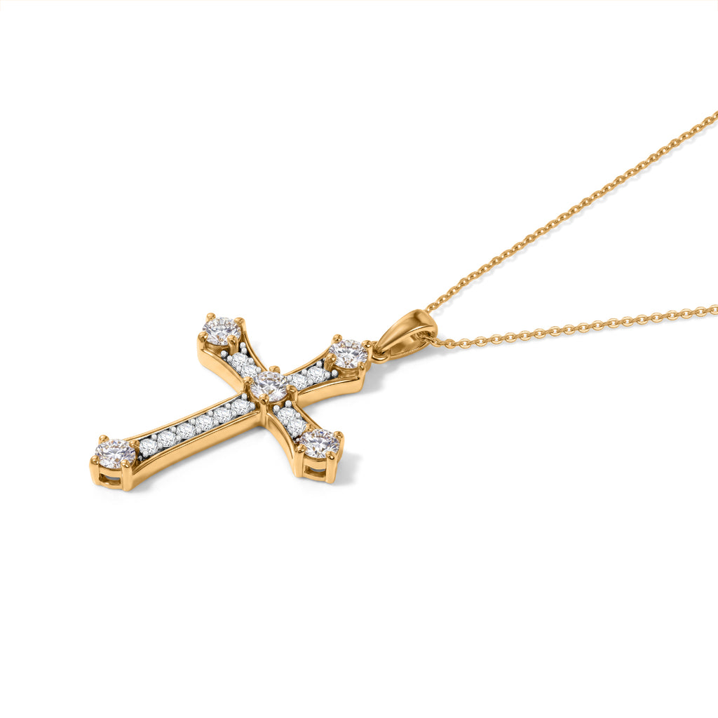 Moissanite Pendant with Chain (Size 20)  Sterling Silver 0.36 ct  Silver Wt. 6.2 Gms  1.560  Ct._4494072_3