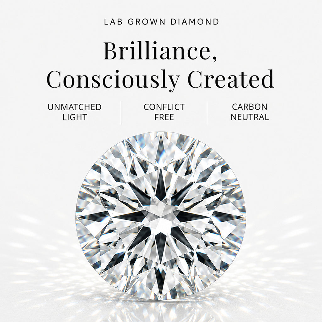 Luxuriant - SGL Certified Lab Grown Diamond (SI/G-H) Pendant with Chain (Size 20) in 18K Vermeil Yellow Gold Plated Sterling Silver 1.15 Ct._4501788_2