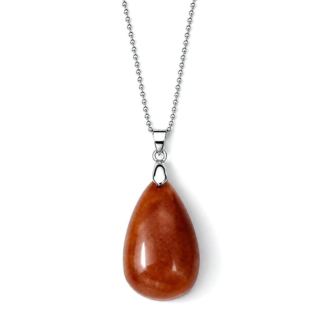 Quartzite Drop Pendant with Chain (Size 20) 55.00 Ct._4503567