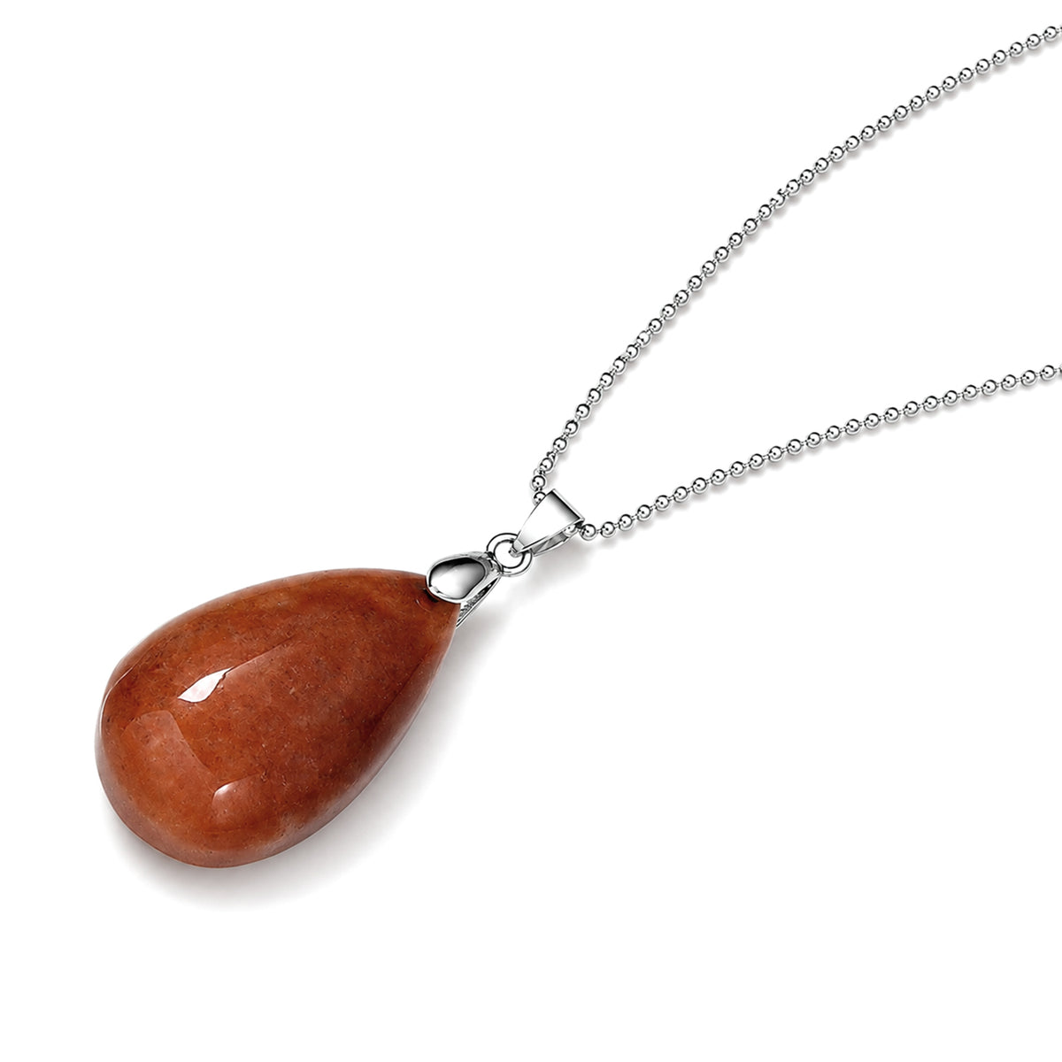Quartzite Drop Pendant with Chain (Size 20) 55.00 Ct. 4503567 4