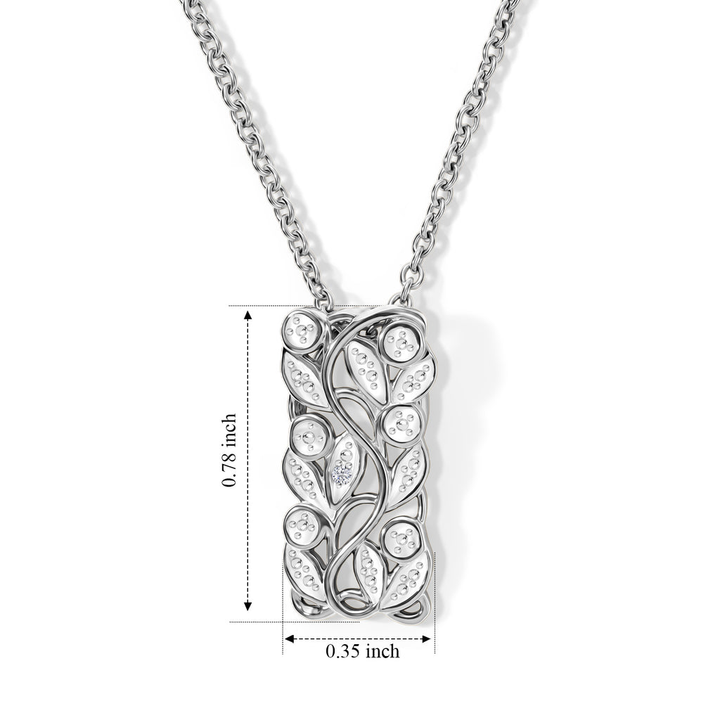 EverTrue - Natural White Diamond Pendant with Chain (Size 20)_4505143_4