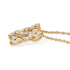 EverTrue - Natural White Diamond Pendant with Chain (Size 20) in Yellow Gold Tone_4505144_3