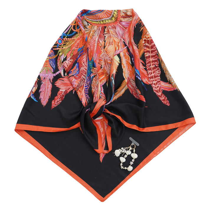 "polyester scarf Color-black Size-120*130cm    Material-Polyeste", "Cellphone chain material-ABS-Natural shell- alloy color-white SIZE-6cm weight-29g" 4505357 1