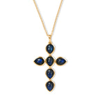 EverTrue - Labradorite Cross Pendant with Chain (Size 20)  7.86 Ct._4506987