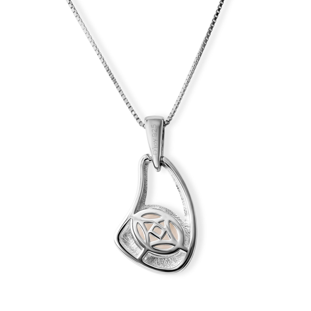 D'Joy - Ethiopian Opal Solitaire Pendant in Platinum Overlay Sterling Silver with Chain (Size 20) 4508533 2