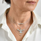D'Joy - Ethiopian Opal & Black Spinel Pendant with Chain (Size 20) in Rhodium Overlay Sterling Silver 1.25 Ct._4509319_2