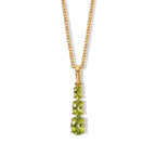 D'Joy - Peridot Pendant in Yellow Gold Plated Sterling Silver with Chain (Size 20) 1.50 Ct._4510666