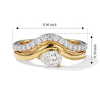 D'Joy Set of 2 - Moissanite Stackable Ring in 18K Vermeil Yellow Gold Plated Sterling Silver_4512372_5