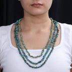 Set of 3 - Blue Turquoise & Green Turquoise Necklace (Size - 28) 560.00 Ct._4514252_2