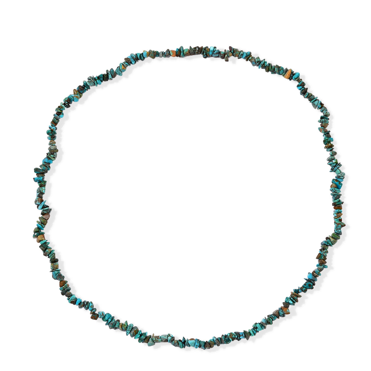 Set of 3 - Blue Turquoise &amp; Green Turquoise Necklace (Size - 28) 560.00 Ct. 4514252 4