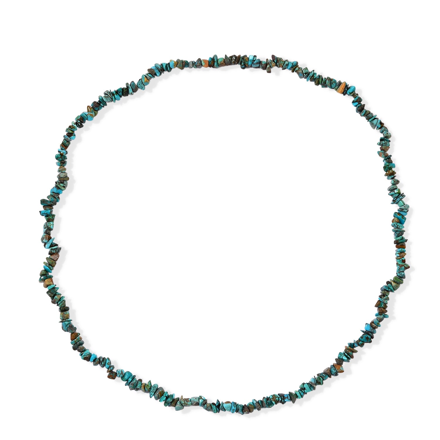 Set of 3 - Blue Turquoise &amp; Green Turquoise Necklace (Size - 28) 560.00 Ct. 4514252 4