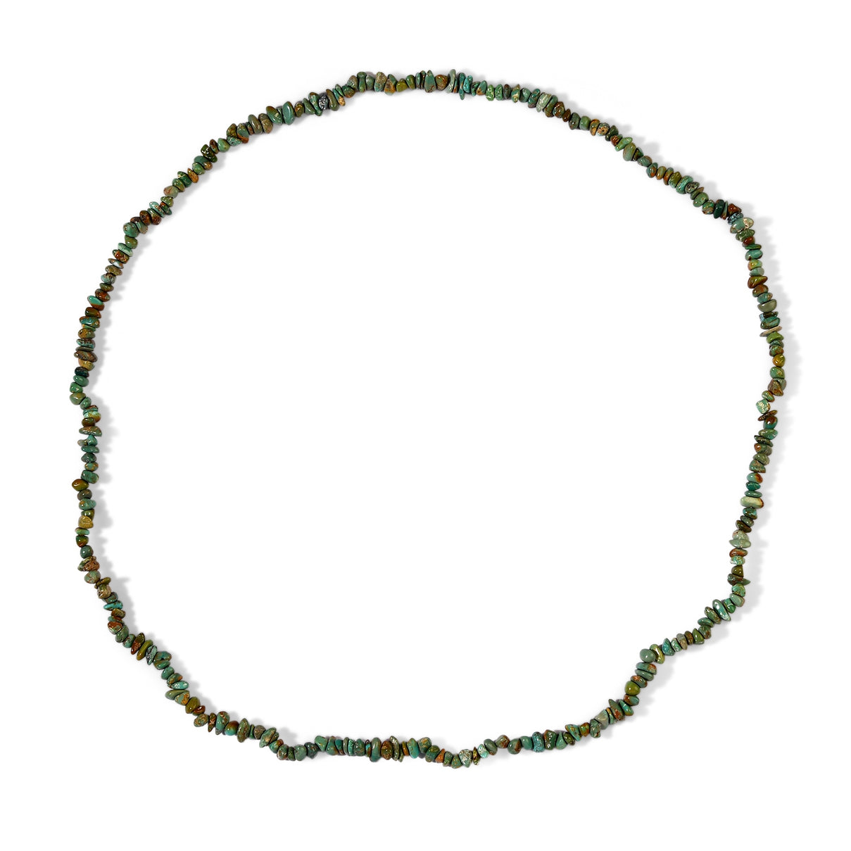 Set of 3 - Blue Turquoise &amp; Green Turquoise Necklace (Size - 28) 560.00 Ct. 4514252 5