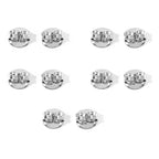 Set of 5 - Push Post in Sterling Silver_4520228_1