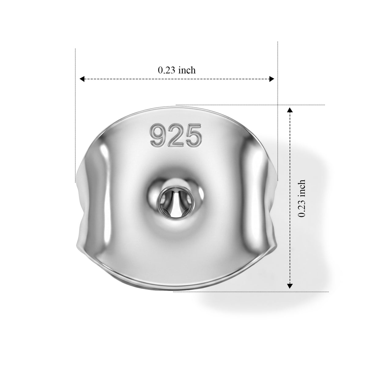 Set of 5 - Push Post in Sterling Silver 4520228 2