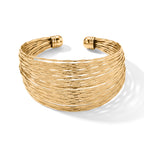 2 Piece Set -  Cuff Bangle and Fancy Ring Pure Yellow Brass_4521626_2