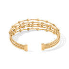 2 Piece Set -  Cuff Bangle and Fancy Ring Pure Yellow Brass_4521628_3