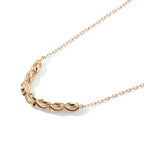 2 Piece Set -  Fancy Necklace and Fancy Earring Pure White Brass_4521641_3