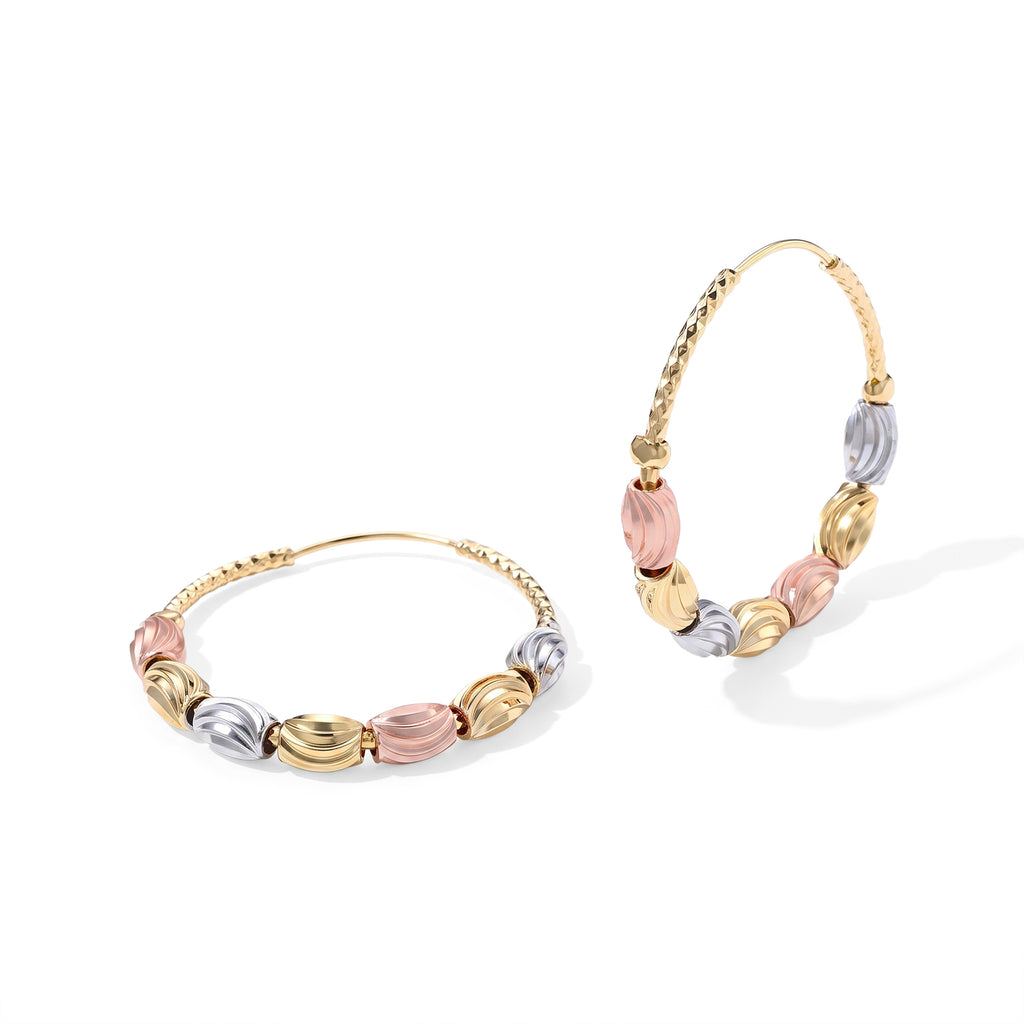 2 Piece Set -  Fancy Necklace and Fancy Earring Pure Yellow Brass_4521643_5