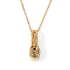 African Amethyst,  Kanchanaburi Blue Sapphire Pendant with Chain (Size 20) in 18K YG Vermeil Sterling Silver 0.03 ct  Silver Wt. 5.25 Gms  1.847  Ct._4522766_4