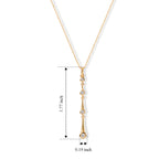 Lucy Q - Lab Grown Diamond (SI/G-H) Pendant with Chain (Size 20) in 18K Vermeil Yellow Gold Plated Sterling Silver 0.25 Ct._4526906_5
