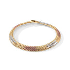 2 Piece Set -  Fancy Bracelet and Earring Pure Yellow Brass_4528138_2