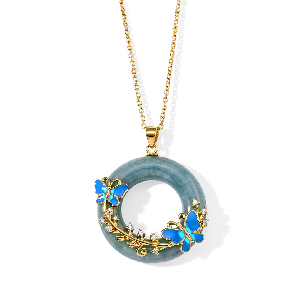 Olmec Jadeite,  White Zircon Pendant with Chain (Size 20) Stainless Steel  0.22ct  22.220  Ct._4528657