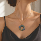 Olmec Jadeite,  White Zircon Pendant with Chain (Size 20) Stainless Steel  0.22ct  22.220  Ct._4528657_2