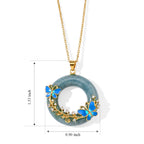 Olmec Jadeite,  White Zircon Pendant with Chain (Size 20) Stainless Steel  0.22ct  22.220  Ct._4528657_5