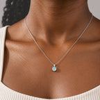 Ethiopian Opal Pendant with Chain (Size 20) in Platinum Overlay Sterling Silver  0.600  Ct._4531225_1