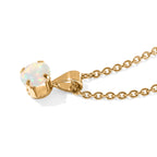 Ethiopian Opal Pendant with Chain (Size 20) Mix Metal  0.600  Ct._4531228_3